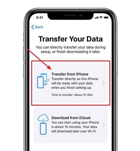 How do I transfer from iPhone 8 to iPhone 14?